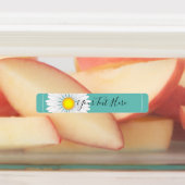 Étiquettes Rectangle turquoise Plutôt Petite Faisée (Apposé)