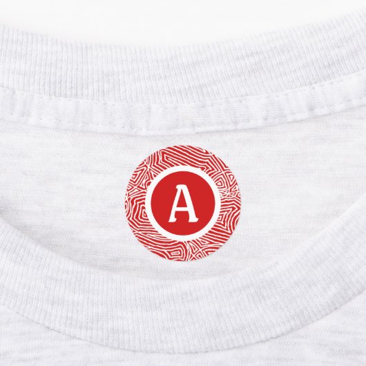 Étiquettes Red Scribblprint (Apposé)