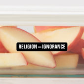 Étiquettes religion = ignorance (Apposé)