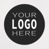 Étiquettes Remplacement de logo simple et facile | Noir ou co (Design 2)