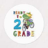 Étiquettes Retour À L'École, 2Ème Année (Design 1)