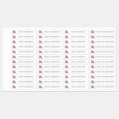 Étiquettes Retour à l'école filles patinage sur glace Nom des (Feuille)