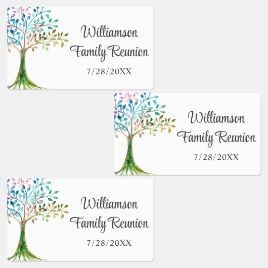 Étiquettes Réunion familiale (Groupe)