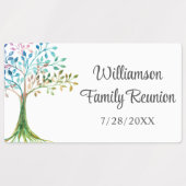 Étiquettes Réunion familiale (Design 1)