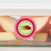 Étiquettes Rhubarb Stalks Pie maison de la cuisine de (Apposé)