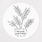 Étiquettes Riégate bonito I Etiquetas redondas (Design 2)