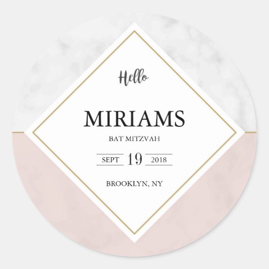 Étiquettes ronds customisés (Devant)