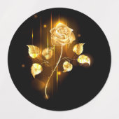 Étiquettes Rose d'or ( rose d'or ) (Design 2)