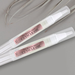 Étiquettes Rose Gold Effet Chic Cosmétique Twist Pen 3ml 5ml