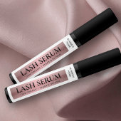 Étiquettes Rose Gold Elegant Lash Serum Mascara Tube Wrapper