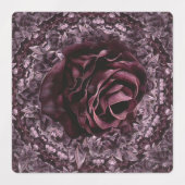 Étiquettes Rose Mandala (Design 1)