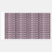 Étiquettes Rose moderne Gold Foil Agate Parties scintillant L (Feuille)