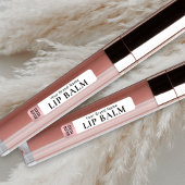 Étiquettes Rose moderne Gold Lipstick Lip Balm Tube imperméab
