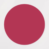 Étiquettes Rouge (couleur solide) (Design 1)