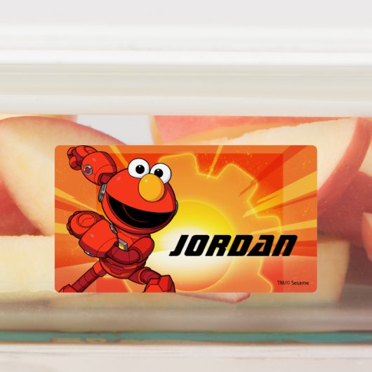 Étiquettes Rue Sésame | Mécaniciens Elmo (Apposé)