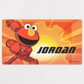 Étiquettes Rue Sésame | Mécaniciens Elmo (Design 2)