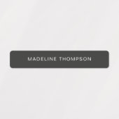 Étiquettes Rustique Simple Caramel propre Couleurs revêtues N (Design 1)