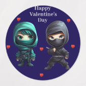 Étiquettes Saint Valentin du garçon (Design 2)