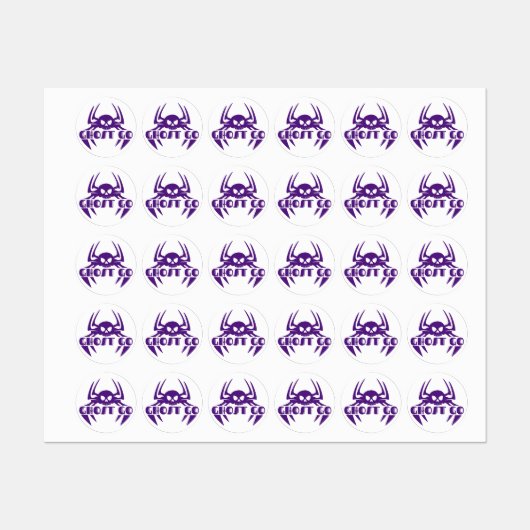 Étiquettes Saison Éffrayante de Ghost Go (Feuille)