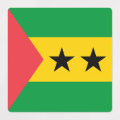 Étiquettes Sao Tome and Principe Flag (Design 1)