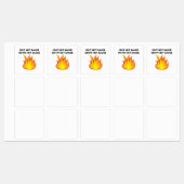 Étiquettes Sauce chaude (Feuille)