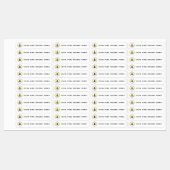 Étiquettes Sceau étanche À Tamper Avec Logo Jar De Sécurité (Feuille)