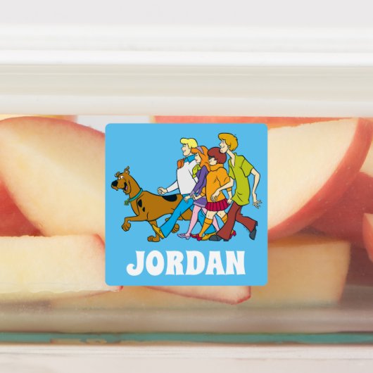 Étiquettes Scooby-Doo | Bande entière 18 | Ajouter Votre Nom (Apposé)