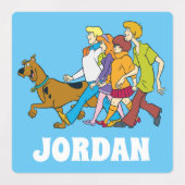 Étiquettes Scooby-Doo | Bande entière 18 | Ajouter Votre Nom (Design 2)