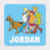 Étiquettes Scooby-Doo | Bande entière 18 | Ajouter Votre Nom (Design 2)