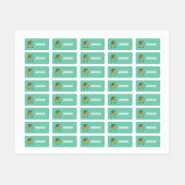 Étiquettes Scooby-Doo & Gang Mystery Machine | Ajouter un nom (Feuille)