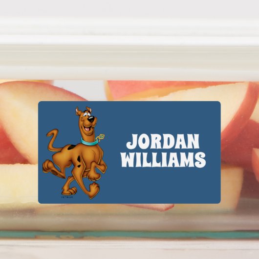 Étiquettes Scooby-Doo Joyeuse Marche | Ajouter Votre Nom (Apposé)