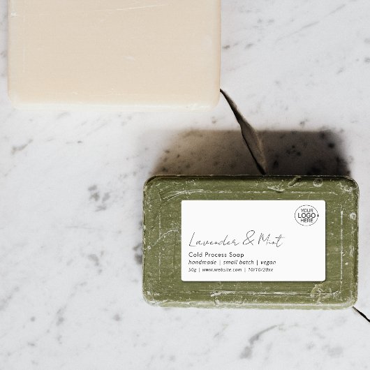 Étiquettes Script Minimal Ajoutez Votre Logo Produit de Beaut