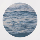 Étiquettes Sea water closeup (Design 1)