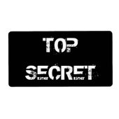 ÉTIQUETTES SECRETS (Devant)