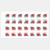 Étiquettes Semi-camion (Feuille)