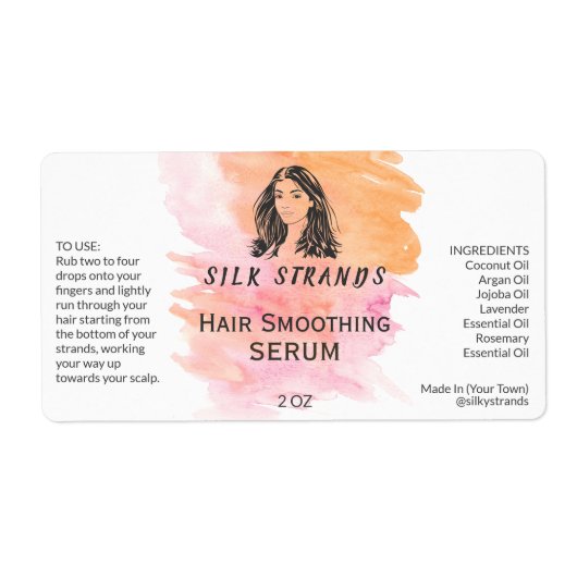 Étiquettes sériques minimalistes (Devant)