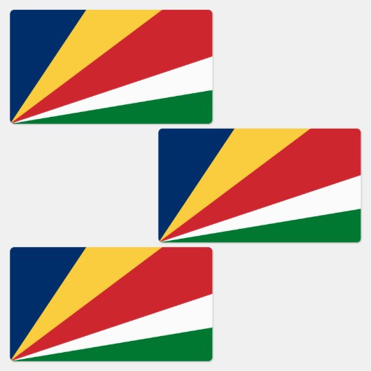 Étiquettes Seychelles Flag (Groupe)