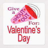Étiquettes Shout Out pour la Saint-Valentin (Design 2)