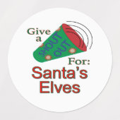 Étiquettes Shout Out pour Père Noël, Elfes & Reindeer (Design 1)