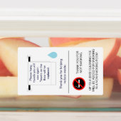 Étiquettes Signe de toilette et de tabac de l'hôtel (Apposé)