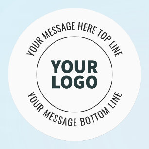 Étiquettes Simple à remplacer par votre logo ou votre image