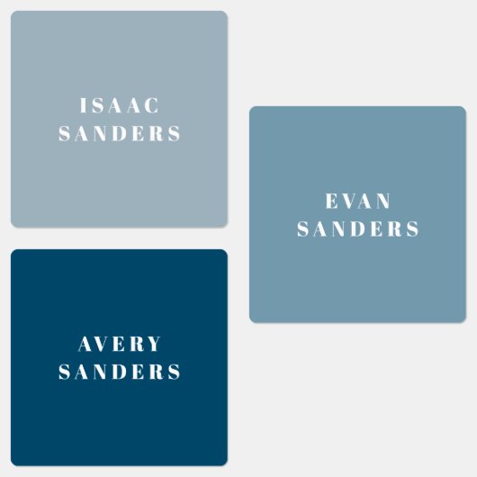 Étiquettes Simple Boys Nom étanche (Groupe)