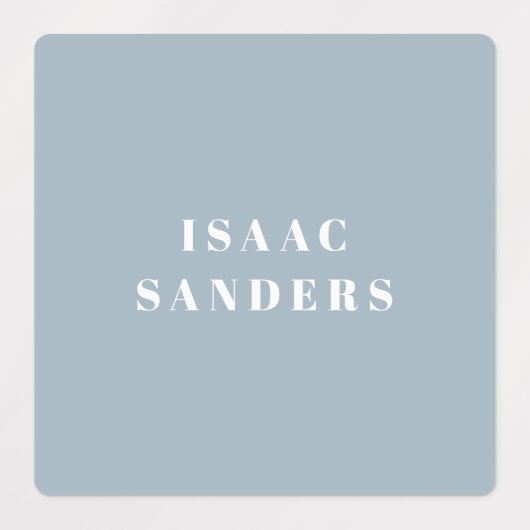 Étiquettes Simple Boys Nom étanche (Design 1)