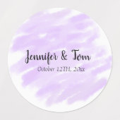 Étiquettes simple minimum ajouter votre nom unité de mariage (Design 1)