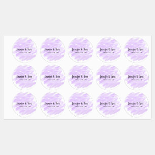 Étiquettes simple minimum ajouter votre nom unité de mariage
