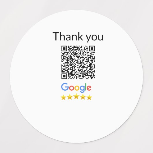 Étiquettes Simple minimum q r code ajouter logo code d'analys (Design 2)