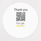 Étiquettes Simple minimum q r code ajouter logo code d'analys (Design 1)