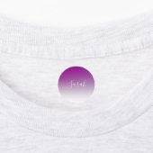 Étiquettes Simple moderne minimaliste violet Ombre dégradé (Apposé)