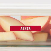 Étiquettes Simple Rouge Bleu Vert Orange Personnalisé Peau (Apposé)