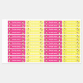 Étiquettes Singe de dessin personnalisé (Feuille)